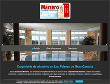 Tablet Screenshot of carpinteriadealuminioenlaspalmas.com